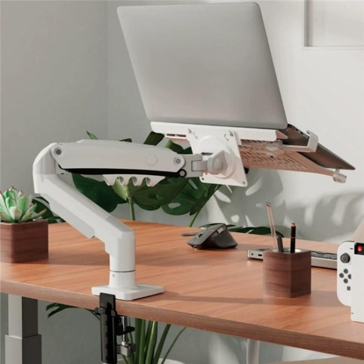 NORTH BAYOU F80-FP For 17-30 Inch Laptop Height Adjustable Desktop Mount Bracket, F80-FP