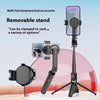 P07 Max Extendable Four-legged Stand Magnetic Phone Selfie Stick with Bluetooth Remote Control