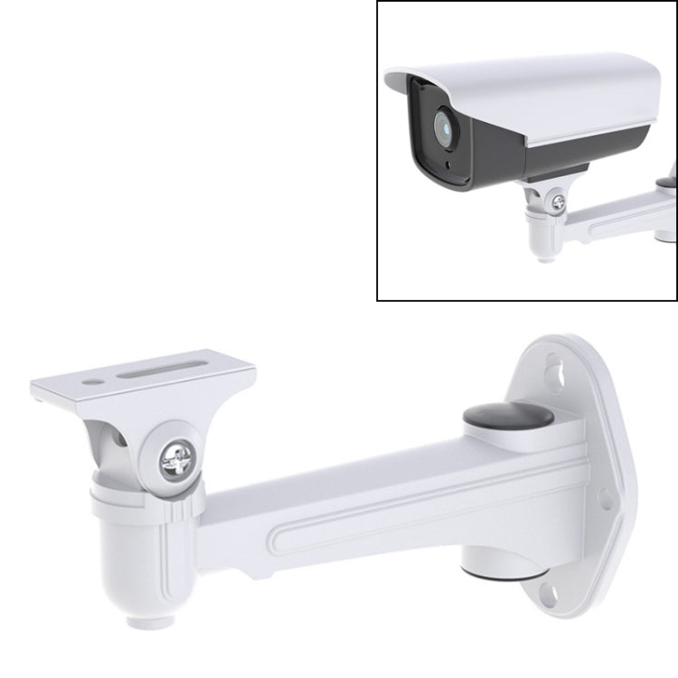 CCTV Wall Mount Stand Aluminum Metallic Silver Bracket Indoor Outdoor