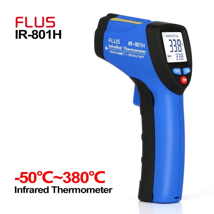 FLUS IR-801H -50～350℃Laser Infrared  Mini Handheld Portable Digital Electronic Outdoor Non-contact Thermometer, IR-801H