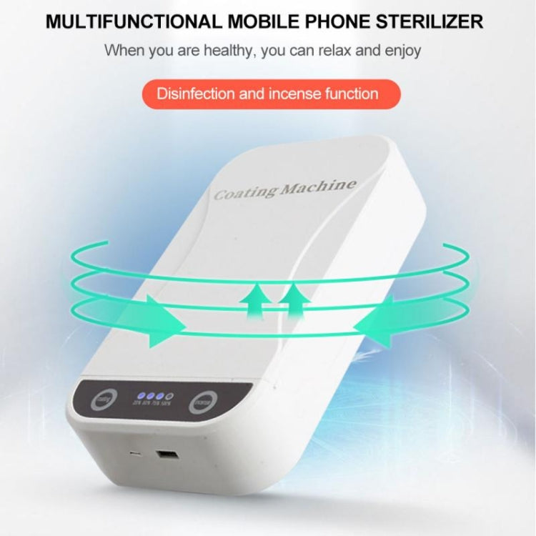 UV Sterilization Multifunctional Wireless Charger Mask Cleaner Personal Disinfection Cabinet with Aromatherapy Esterilizador, Personal Disinfection Cabinet