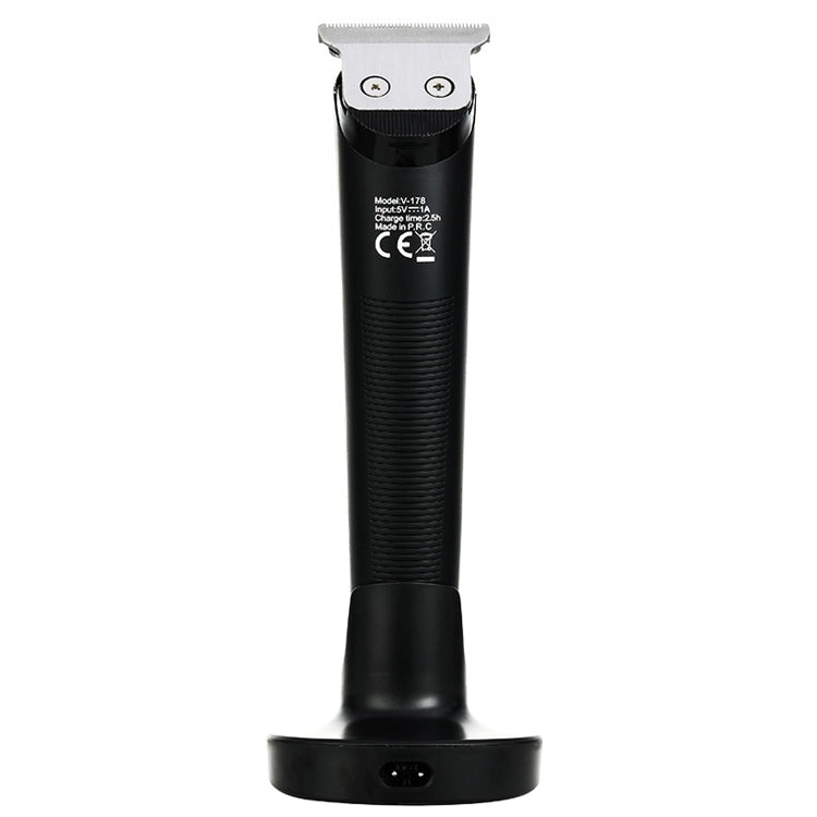 VGR V-178 5W USB Portable Hair Clipper with LED Display & Base, V-178