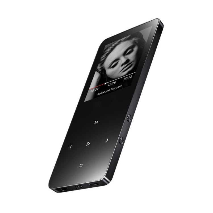 1.8 inch Touch Screen Metal Bluetooth MP3 MP4 Hifi Sound Music Player, 8GB, X2, 16GB, Black, Silver, Rose Gold