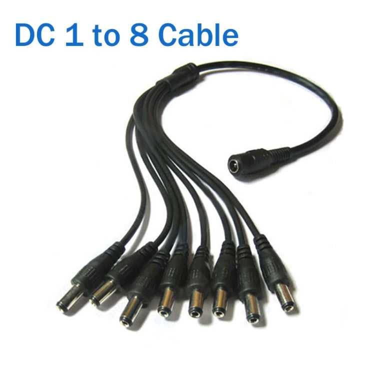 Power Supply Cable DC 1 to 8 Power Splitter Adapter Cable for