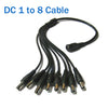 Power Supply Cable DC 1 to 8 Power Splitter Adapter Cable for