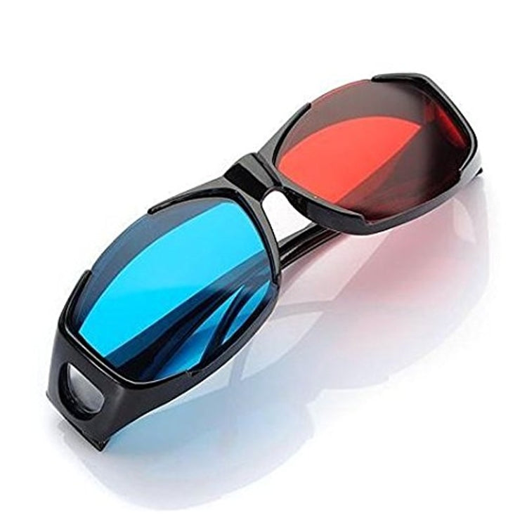 Red Blue 3D Glasses Anaglyph Framed 3D Vision Glasses for Game Stereo