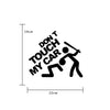 Car Sticker Window Decal, 22x19cm Black, 22x19cm White