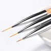 3 PCS Professional Nail Handle Liner Brush Hand Draw Kit Tips Drawing Line Painting Tools Manicure Nail Art Decoration