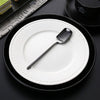 Stainless Steel V-shaped Wall Hanging Design Simple Coffee Spoon Fork Creative Long Handle Stirring Tableware, Spoon Black, Fork Black, Spoon Gold, Fork Gold, Spoon Rose Gold, Fork Rose Gold