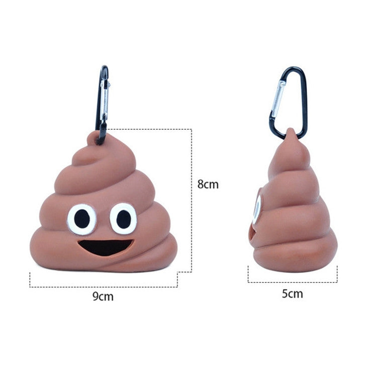 Pets Go Out Portable Soft Silicone Pet Toilet Bag Storage Box, Pet Toilet Bag