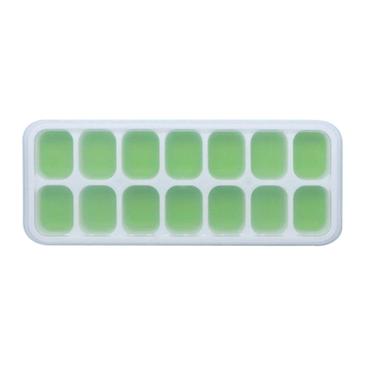 14 Grid Silicone Ice Grid Household Square Ice Grid Silicone Mold With Lid, 14 Grid(Green), 14 Grid(Blue), 14 Grid(Pink), 14 Grid(Yellow)