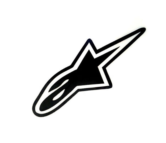 10 PCS Alpine Star Car Sticker Motorcycle Car Decoration