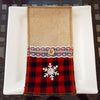Christmas Knife And Fork Set Christmas Decorations Restaurant Hotel Decoration Checkered