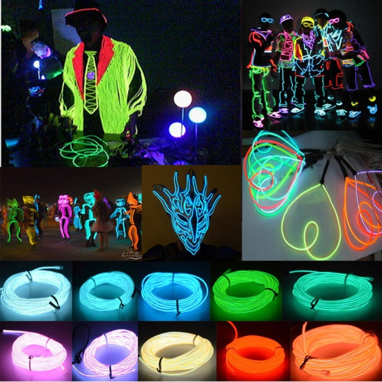 Flexible LED Light EL Wire String Strip Rope Glow Decor Neon Lamp USB Controlle  3M Energy saving Mask glasses glow line F277, TBD0156472001A, TBD0156472001B, TBD0156472001C, TBD0156472001D, TBD0156472001E, TBD0156472001F, TBD0156472001G, TBD0156472001...