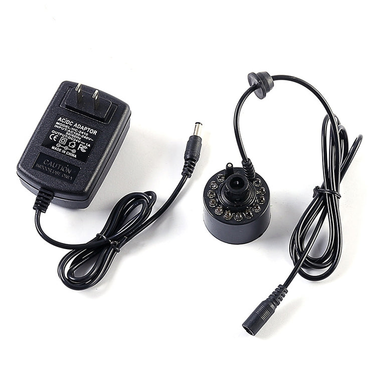 Fountain Fish Tank Ultrasonic Portable Atomizer, US Plug, Atomizer 12 Lamp Plastic, Atomizer without Lamp Metal, Atomizer without Lamp Plastic