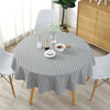 Polyester Cotton Round Tablecloth Dust-proof Cotton and Linen Printing Tablecloth
