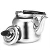 Stainless Steel Whistle Kettle for Induction Cooker Home Classical Piano Sound Singing Pot without Magnetic Heat, 1L, 1.5L, 2L, 3L