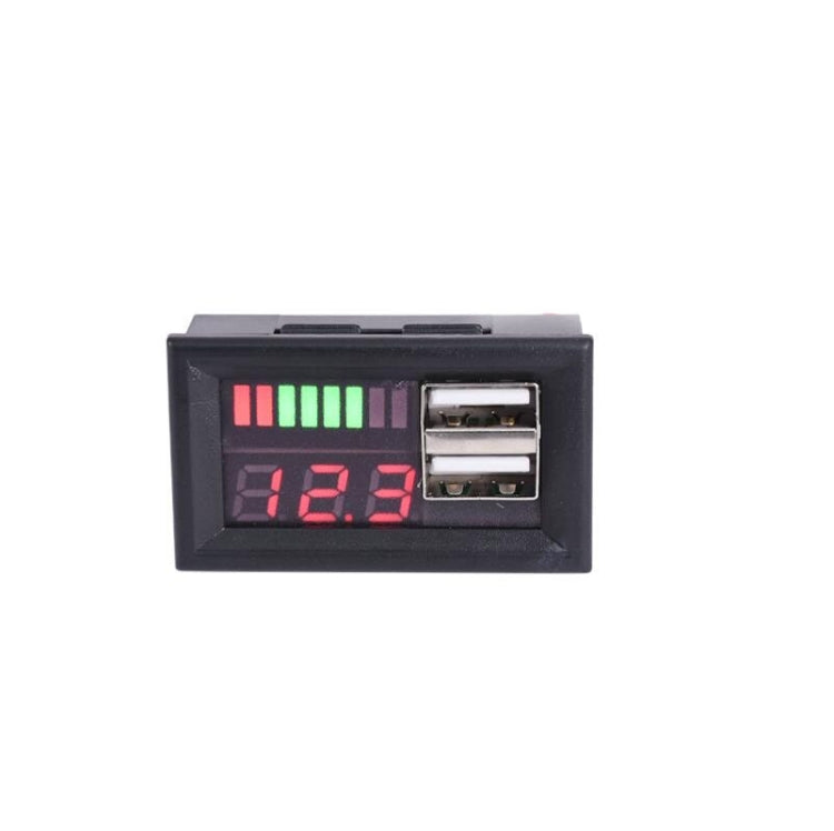 DL-USB-02 Car 12V Battery Voltage Power Display Meter Head Integrated