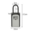 Safty Key Lock Box Combination Portable Aluminium Alloy Key Safe Box Security Key Holder Secure Box, Security Key Holder