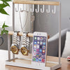 Hook Jewelry Rack Mobile Phone Jewelry Glasses Desktop Two-layer Display Rack, Jewelry Rack