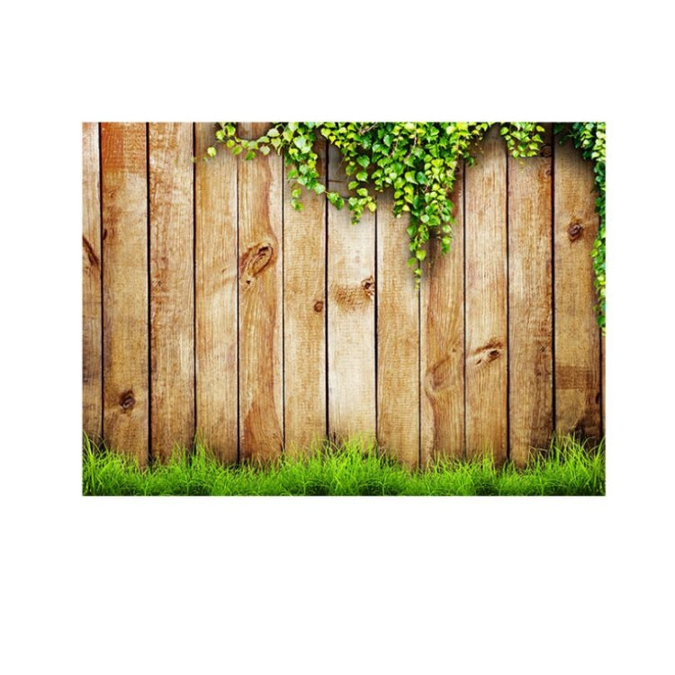 2.1m x 1.5m Flower Vine Vintage Wooden Board for Children Photographing Photography Background Cloth, Flower Vine