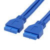 50cm USB3.0 cable motherboard 20pin cable mother-to-female extension