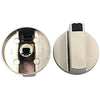 2 PCS Universal Metal Rotary Switch Control Knobs Replacement Accessories for Home Kitchen Gas Stove