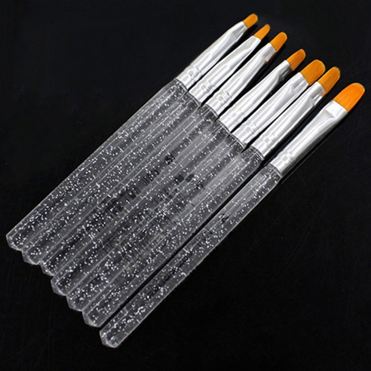 7pcs /Set UV Gel Acrylic Crystal Design Builder Painting Nail Art