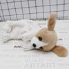 Kawaii Cartoon Plush Dog Pencil Case Cute Animal Pen Bag Box Kids School Supplies Stationery, Labrador white yellow, Schnauzer Grey