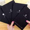 Sketchbook Diary Drawing Painting Graffiti Soft Cover Black Paper Sketch Book Notebook Office School Supplies Gift