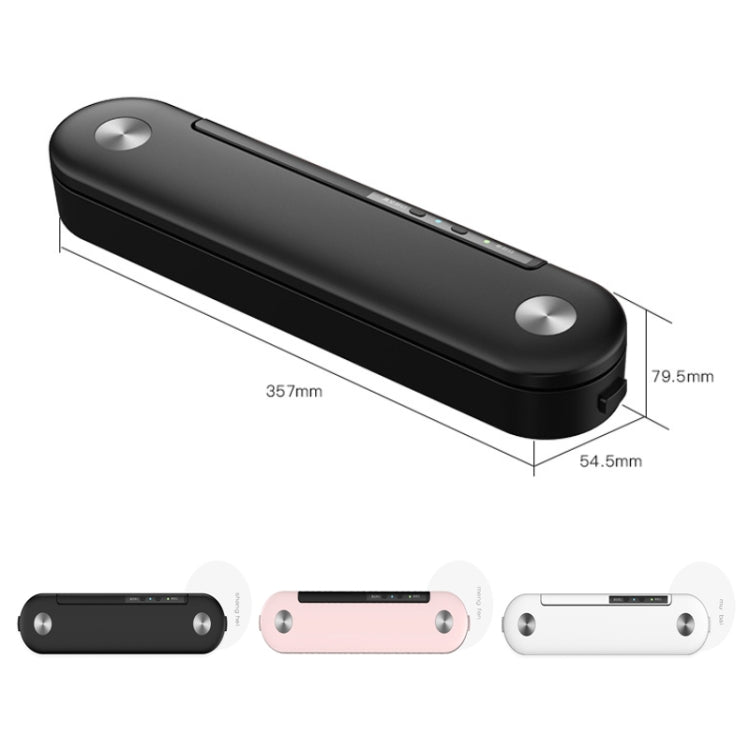 Food Small Vacuum Sealing Machine Household USB Charging Automatic Kitchen Fresh-keeping Machine, Black, White, Pink