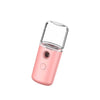 Facial Hydration Instrument Air Humidifier USB Beauty Cold Spray Instrument Auto Alcohol Disinfection Spayer, White, Pink, Green, Yellow