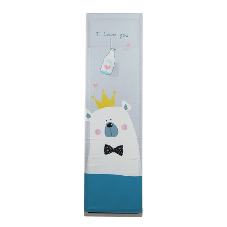Simple Vertical Cabinet Type All Inclusive Air Conditioning Fabric Dust Cover, 180x55x35cm Flamingo