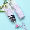 Mini Pocket 5 Folding Umbrella UV Protection Black Plastic Umbrella