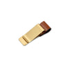 Metal Leather Pen Holder Stainless Steel Pencil Clip Notebook Pen Holder