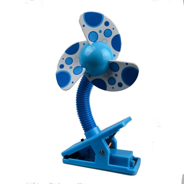 Baby Crib Stroller Fan Mini Portable Clip USBCharging Dormitory