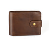 Crazy Horse Pattern Multi-bit Leather Card Bag Anti-magnetic RFID Men Wallet, RFID Men Wallet