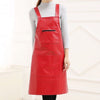 Waterproof Oil Proof Soft Leather Thick Wear-resistant Men and Women Overalls Apron