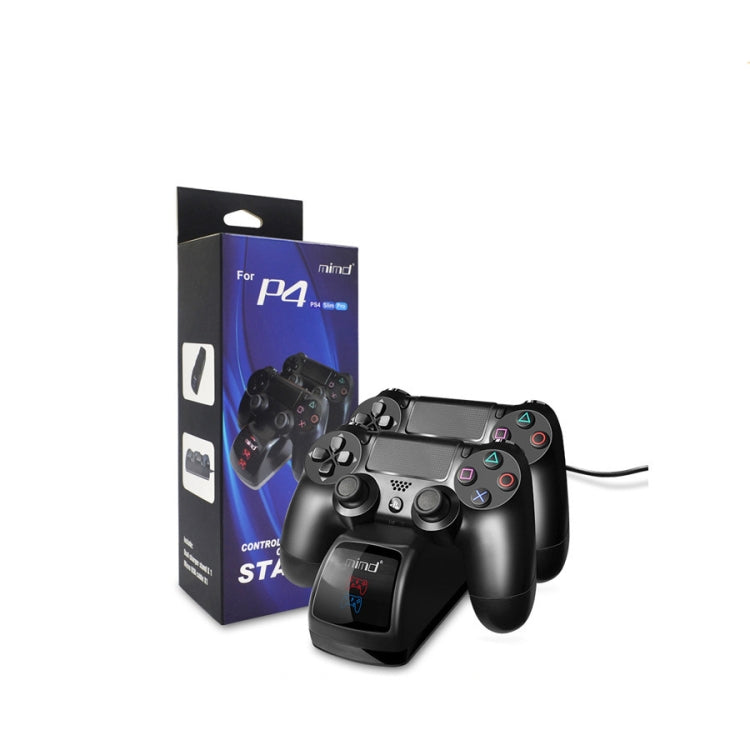 USB Dual Charger Dock Station with LED Indicator for PS4 Wireless Controller