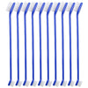 10pcs Dog Cat Effective Pets Oral Care Pet Toothbrush, Specification:Blue Handle + Medium Hair(Blue)
