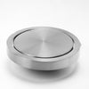 Embedded Type Stainless Steel Swing Cover Flip Kitchen Countertop Trash Can Lid  Cap, Round Drawing 20cm Diameter, Round  Mirror 24.5cm Diameter, Square 16.2x22.7cm