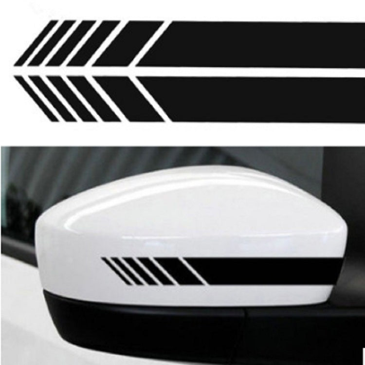 10 PCS Simple Rearview Mirror Car Stickers Rearview Mirror