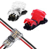 Peel-free Quick Connector Two-core T-type 2-wire Stripping Terminal