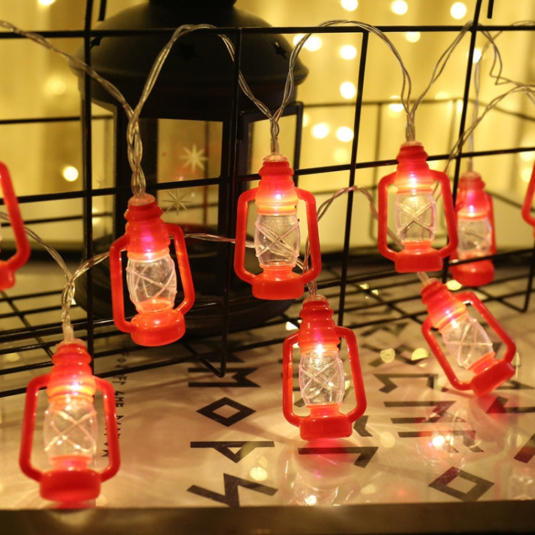 Retro Kerosene Lamp LED Lights String Bedroom Decoration