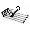 Multifunctional  5 in 1 Telescopic Folding Wardrobe Magic Trousers Rack, 5 in 1 Telescopic Rack