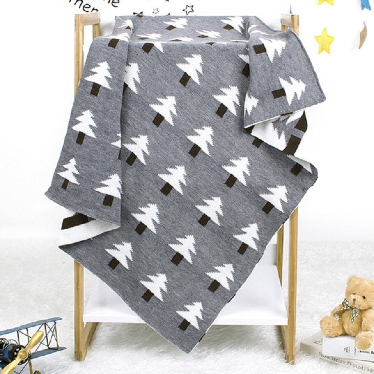 Baby Knit Christmas Tree Hug Blanket out Shawl Cover
