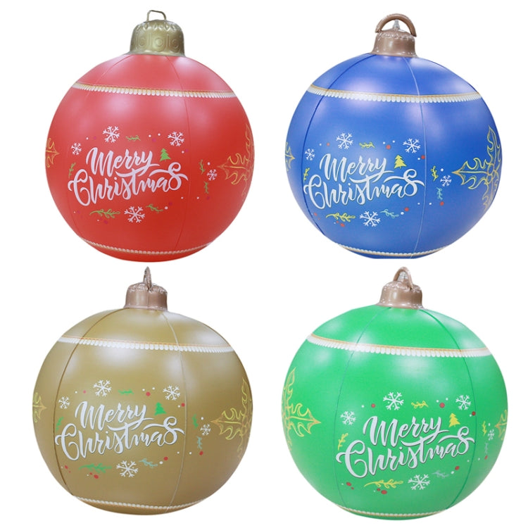 MT709 Yard Christmas Ornaments PVC Inflatable Balls, Ordinary Type Without Lamp (Green), Ordinary Type Without Lamp (Blue), Ordinary Type Without Lamp (Yellow), Ordinary Type Without Lamp (Red)