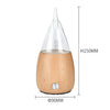 Waterless Diffuser Essential Oil Spray Wood Glass Aromatherapy Air Humidifier, AU Plug, UK Plug, EU Plug