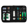 Three-purpose Network Cable Clamp Tester Hand Tool Set Home Network Repair Kit, 12 in 1