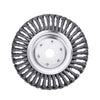Lawn Mower Twisted Grass Wheel Steel Wire Grass Head Weeding Tray, 6 Inches, 8 Inches